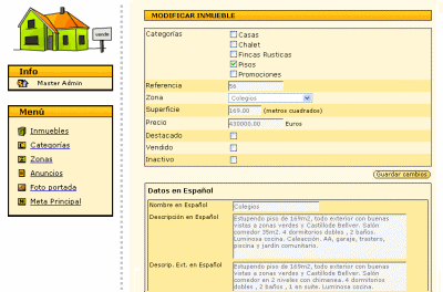 GIO - Gestión Inmobiliaria Online - Software para gestión inmobiliaria - alquiler y venta